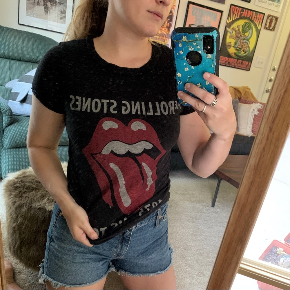 Rolling Stones black Women’s T-Shirt